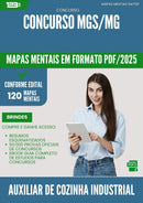 Mapas Mentais para Concurso Mgs Auxiliar De Cozinha Industrial Mg 2025 - Conteúdo de Acordo com Edital