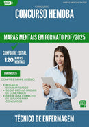 Mapas Mentais para Concurso Tecnico De Enfermagem Hemoba 2025 - Conteúdo de Acordo com Edital