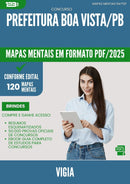 Mapas Mentais para Concurso Vigia da Prefeitura Boa Vista Pb 2025 - Conteúdo de Acordo com Edital