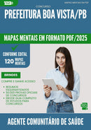Mapas Mentais para Concurso Agente Comunitario De Saude da Prefeitura Boa Vista Pb 2025 - Conteúdo de Acordo com Edital