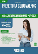 Mapas Mentais para Concurso Psicologo da Prefeitura Guidoval Mg 2025 - Conteúdo de Acordo com Edital