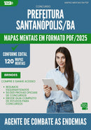 Mapas Mentais para Concurso Agente De Combate As Endemias da Prefeitura Santanopolis Ba 2025 - Conteúdo de Acordo com Edital