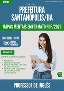 Mapas Mentais para Concurso Professor De Ingles da Prefeitura Santanopolis Ba 2025 - Conteúdo de Acordo com Edital