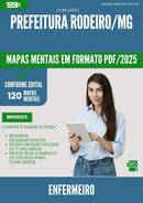 Mapas Mentais para Concurso Enfermeiro da Prefeitura Rodeiro Mg 2025 - Conteúdo de Acordo com Edital