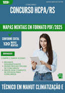 Mapas Mentais para Concurso Tecnico Em Manutencao Climatizacao E Gases Hcpa Rs 2025 - Conteúdo de Acordo com Edital