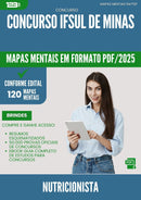 Mapas Mentais para Concurso Nutricionista Ifsuldeminas 2025 - Conteúdo de Acordo com Edital