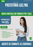 Mapas Mentais para Concurso Agente De Combate As Endemias da Prefeitura Luz Mg 2025 - Conteúdo de Acordo com Edital