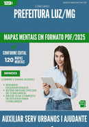 Mapas Mentais para Concurso Auxiliar De Servicos Urbanos I Ajudante De Caminhao da Prefeitura Luz Mg 2025 - Conteúdo de Acordo com Edital