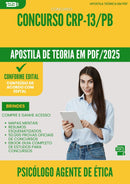 Apostila Teórica para Concurso Psicologo Agente De Etica Profissional Crp 13 Pb 2025 - Conteúdo de Acordo com Edital