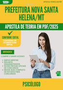 Apostila Teórica para Concurso Psicologo da Prefeitura Nova Santa Helena Mt 2025 - Conteúdo de Acordo com Edital