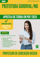 Apostila Teórica para Concurso Professor De Educacao Basica da Prefeitura Guidoval Mg 2025 - Conteúdo de Acordo com Edital
