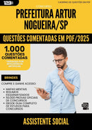 1000 Questões Comentadas para Concurso Assistente Social da Prefeitura Artur Nogueira Sp 2025 - 1000 Questões