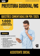 1000 Questões Comentadas para Concurso Assistente Social da Prefeitura Guidoval Mg 2025 - 1000 Questões