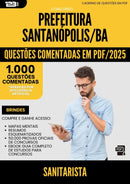 1000 Questões Comentadas para Concurso Sanitarista da Prefeitura Santanopolis Ba 2025 - 1000 Questões