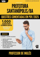 1000 Questões Comentadas para Concurso Professor De Ingles da Prefeitura Santanopolis Ba 2025 - 1000 Questões