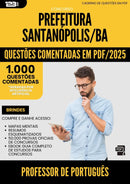 1000 Questões Comentadas para Concurso Professor De Portugues da Prefeitura Santanopolis Ba 2025 - 1000 Questões