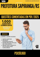 1000 Questões Comentadas para Concurso Psicologo da Prefeitura Sapiranga Rs 2025 - 1000 Questões