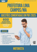 1000 Questões Comentadas para Concurso Motorista da Prefeitura Lima Campos Ma 2025 - 600 Questões