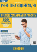 1000 Questões Comentadas para Concurso Biomedico da Prefeitura Boqueirao Pb 2025 - 600 Questões