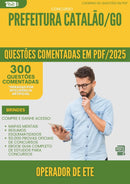 1000 Questões Comentadas para Concurso Operador De Ete da Prefeitura Catalao Go 2025 - 400 Questões
