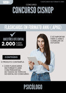 Flashcards para Concurso Psicologo Cisnop 2025 - 2000 Flashcards de Acordo com Edital