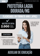Flashcards para Concurso Auxiliar De Educacao da Prefeitura Lagoa Dourada Mg 2025 - 2000 Flashcards de Acordo com Edital