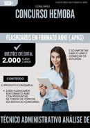 Flashcards para Concurso Tecnico Administrativo Analise De Sistemas Hemoba 2025 - 2000 Flashcards de Acordo com Edital
