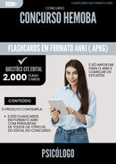 Flashcards para Concurso Psicologo Hemoba 2025 - 2000 Flashcards de Acordo com Edital