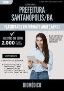Flashcards para Concurso Biomedico da Prefeitura Santanopolis Ba 2025 - 2000 Flashcards de Acordo com Edital