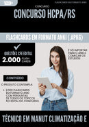 Flashcards para Concurso Tecnico Em Manutencao Climatizacao E Gases Hcpa Rs 2025 - 2000 Flashcards de Acordo com Edital