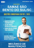 Questões Comentadas para o Concurso Samae São Bento do Sul/SC para Mecânico de Manutenção -400 Questões