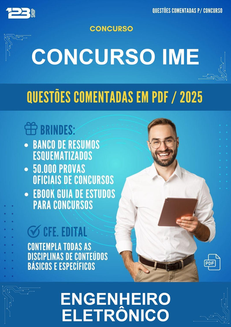 Questões Comentadas para o Concurso Ime para Engenheiro Eletrônico -400 Questões