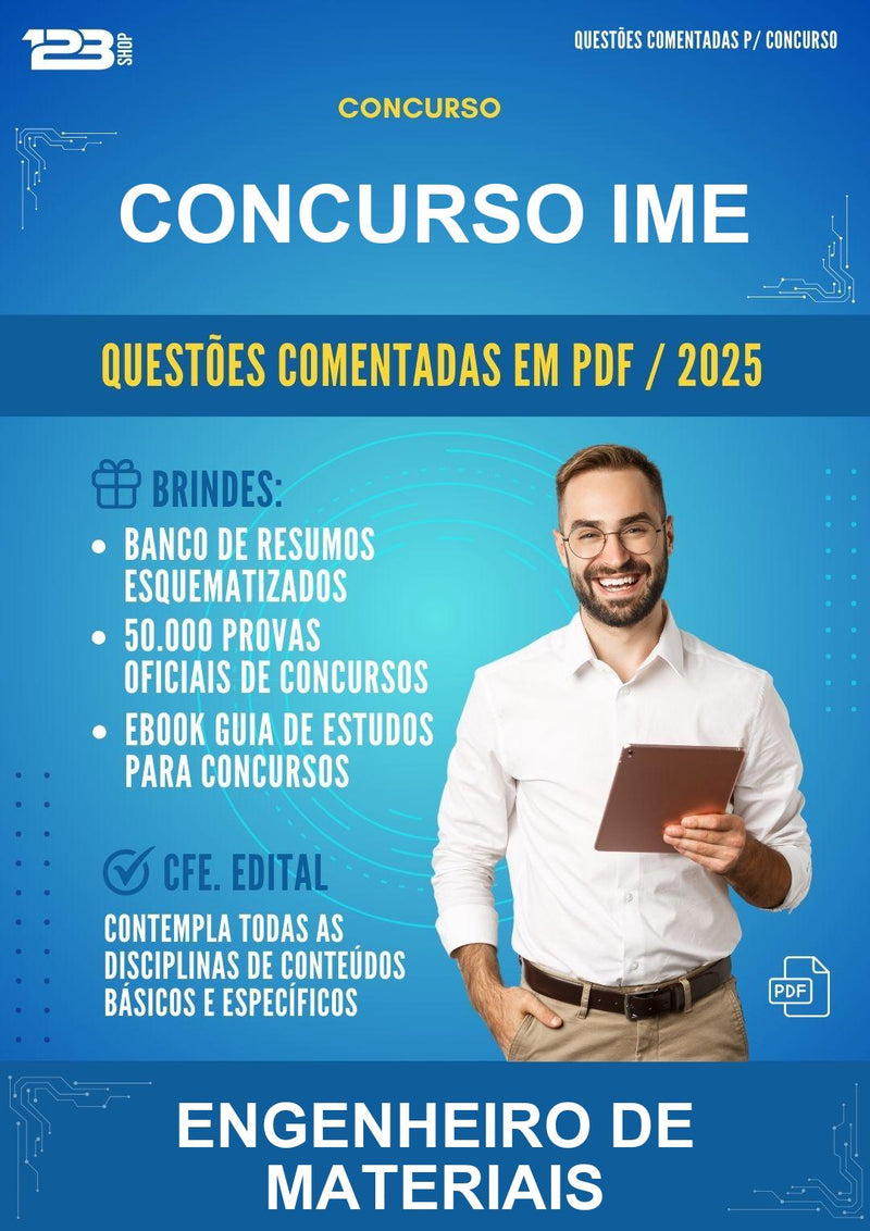 Questões Comentadas para o Concurso Ime para Engenheiro de Materiais -400 Questões