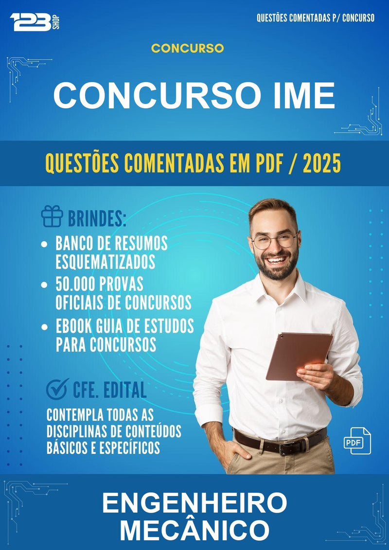 Questões Comentadas para o Concurso Ime para Engenheiro Mecânico -400 Questões