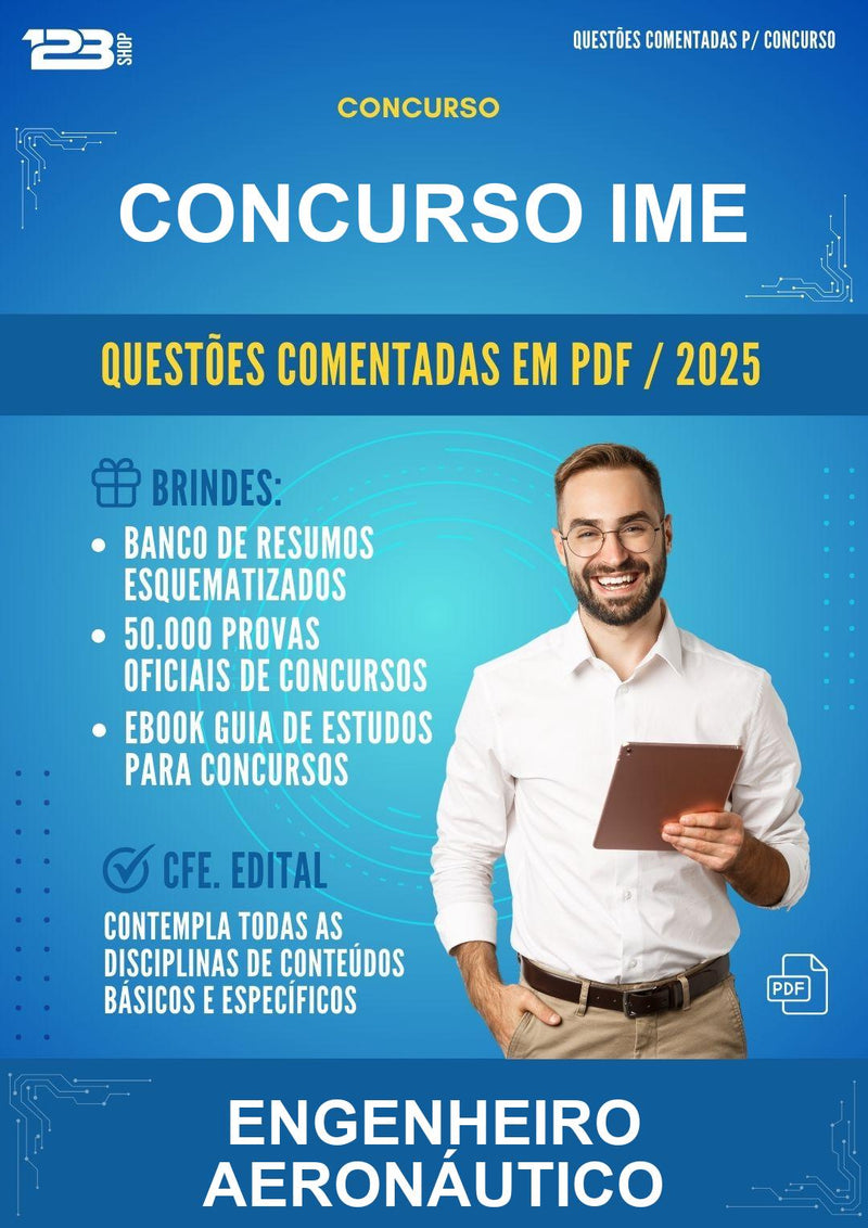 Questões Comentadas para o Concurso Ime para Engenheiro Aeronáutico -400 Questões