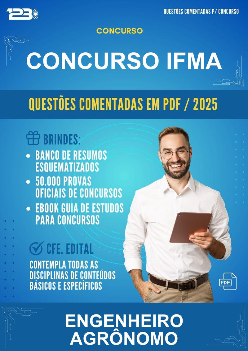 Questões Comentadas para o Concurso Ifma para Engenheiro Agrônomo -400 Questões