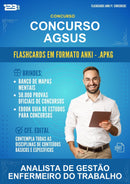 Flashcards Anki para o Concurso Agsus para Analista de Gestão Enfermeiro do Trabalho - 400 Flashcards