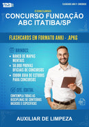Flashcards Anki para o Concurso Fundação Abc Itatiba/SP para Auxiliar de Limpeza - 400 Flashcards