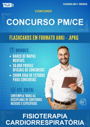 Flashcards Anki para o Concurso Pm/CE para Fisioterapia Cardiorrespiratória - 400 Flashcards