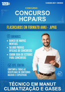 Flashcards Anki para o Concurso Hcpa/RS para Técnico Em Manut Climatização E Gases - 400 Flashcards