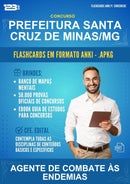 Flashcards Anki para o Concurso Prefeitura Santa Cruz de Minas/MG para Agente de Combate Às Endemias - 1.500 Flashcards