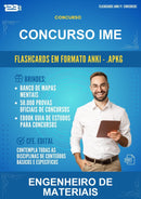 Flashcards Anki para o Concurso Ime para Engenheiro de Materiais - 1.500 Flashcards