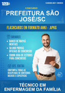 Flashcards Anki para o Concurso Prefeitura São José/SC para Técnico Em Enfermagem da Família - 1.500 Flashcards