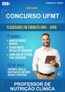 Flashcards Anki para o Concurso Ufmt para Professor de Nutrição Clínica - 1.500 Flashcards