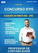 Flashcards Anki para o Concurso Ifpe para Professor de Contabilidade - 1.500 Flashcards