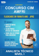 Flashcards Anki para o Concurso Cim Amfri para Analista Técnico Nível I - 1.500 Flashcards