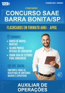 Flashcards Anki para o Concurso Saae Barra Bonita/SP para Auxiliar de Operações - 1.500 Flashcards