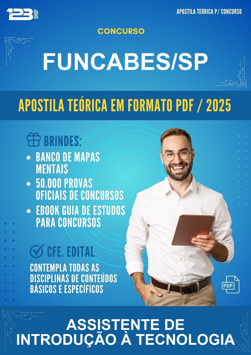 Apostila Teórica para o Concurso Funcabes/SP para Assistente de Introdução À Tecnologia