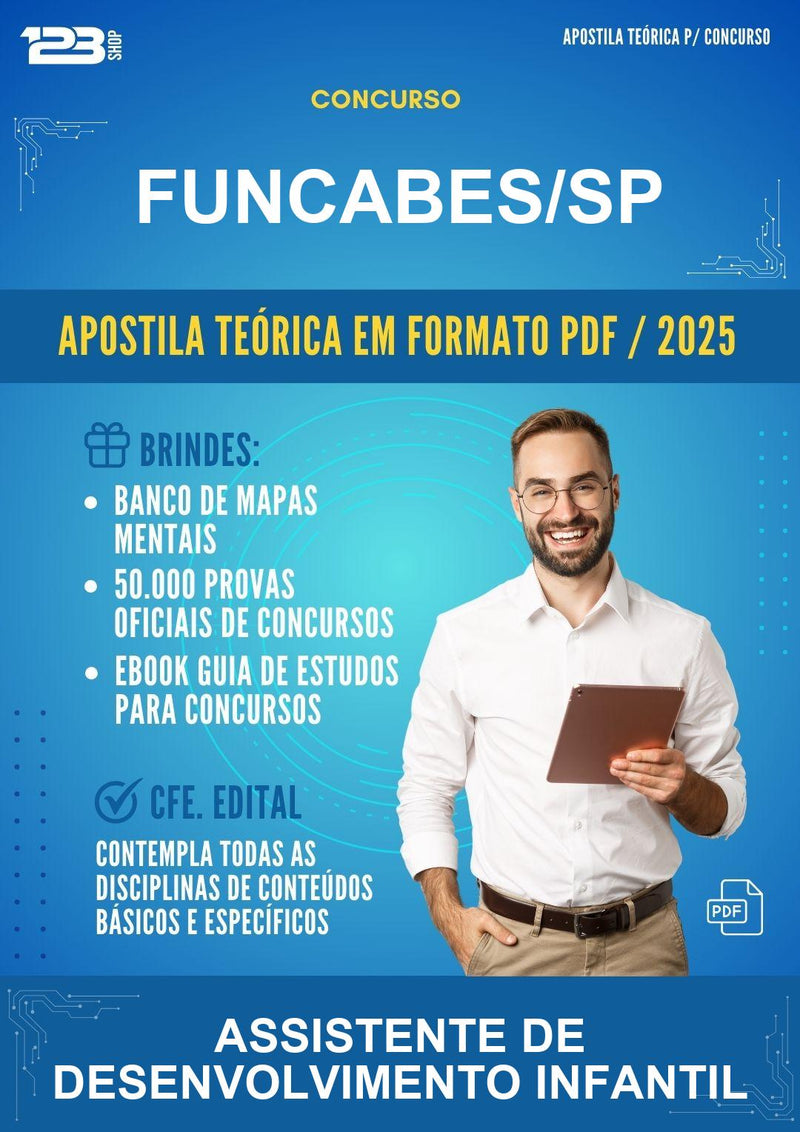 Apostila Teórica para o Concurso Funcabes/SP para Assistente de Desenvolvimento Infantil