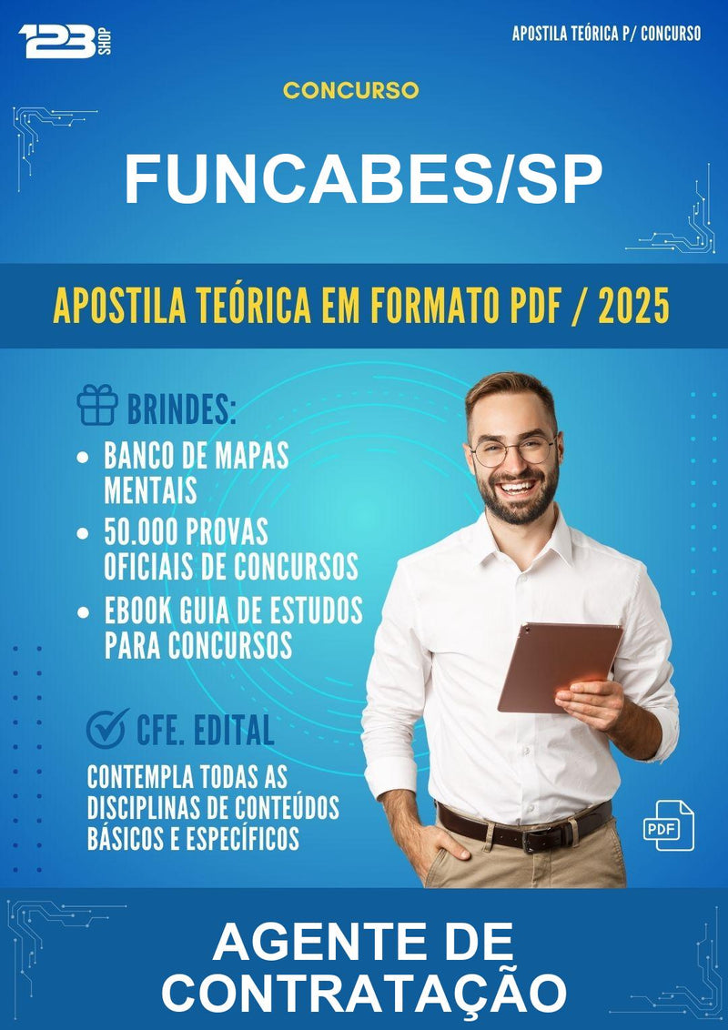 Apostila Teórica para o Concurso Funcabes/SP para Agente de Contratação